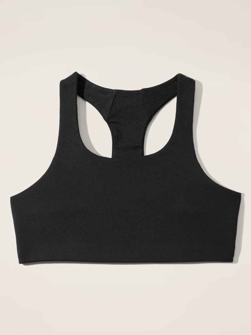 Athleta Girl Cloud Racerback Yoga Running Athletic Sports Bra Black, 16 / XXL